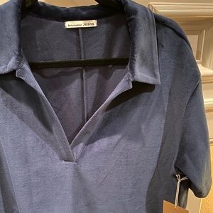 Blue terry dress, so soft, brand new